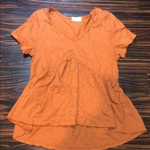 ✨✨COPPER PEPLUM TSHIRT✨✨